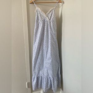 Vintage 1970s Cotton/Poly Blend Nightgown